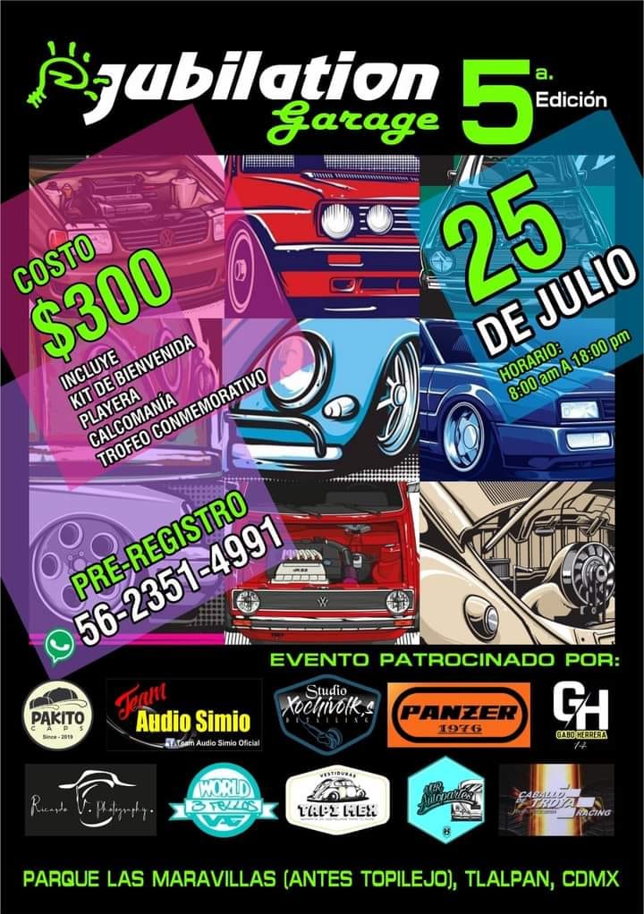 eventos de autos julio 2021 mexico