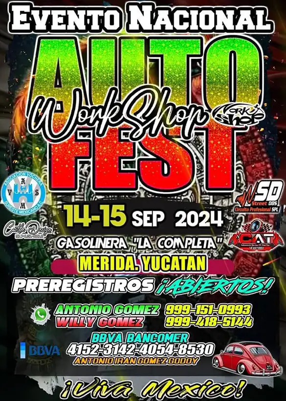 eventos autos modificados mexico septiembre 2024