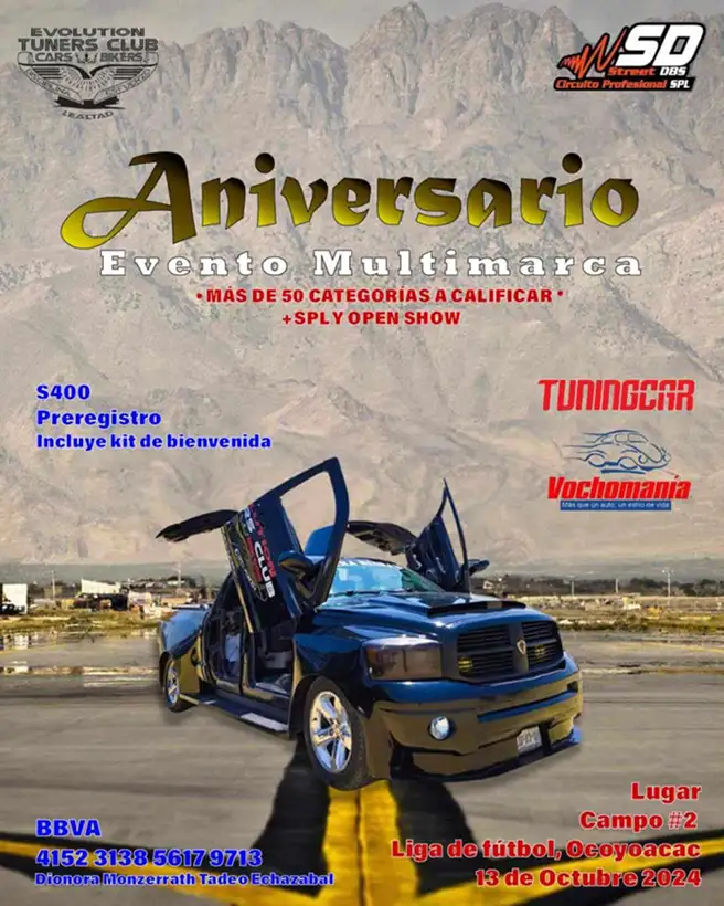 eventos autos modificados mexico octubre 2024