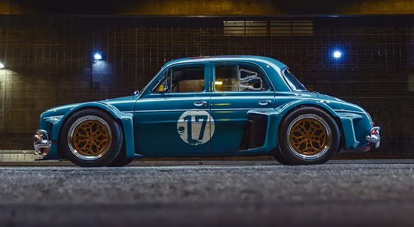 1960 renault dauphine pit paddock la brute eneos 