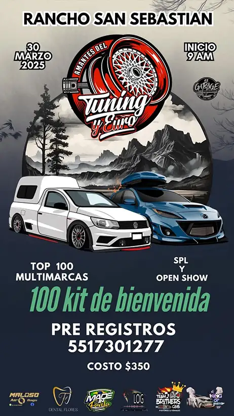 eventos autos modificados mexico marzo 2025